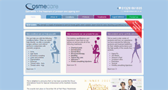 Desktop Screenshot of cosmecare.co.uk