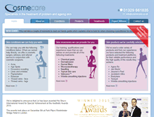 Tablet Screenshot of cosmecare.co.uk